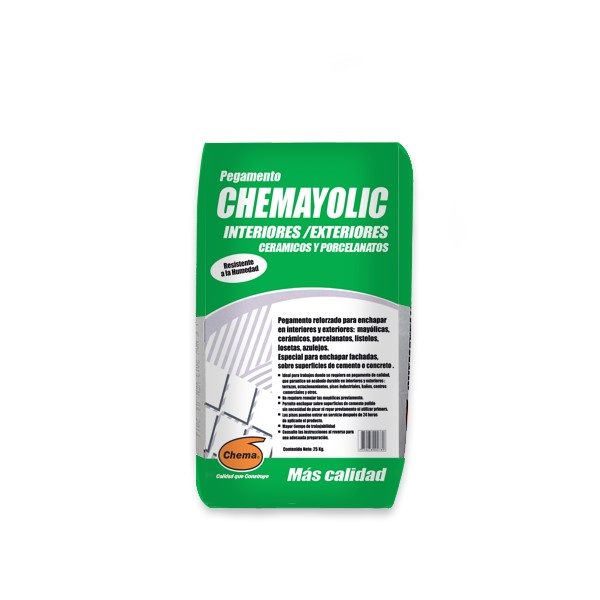 Pegamento Chemayolic exteriores