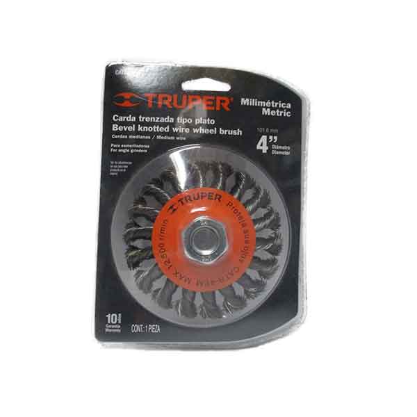 Disco copa  4" Truper  metal